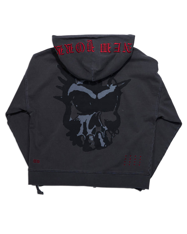 Graff Ekcess Zip Thru Hoodie Faded Black