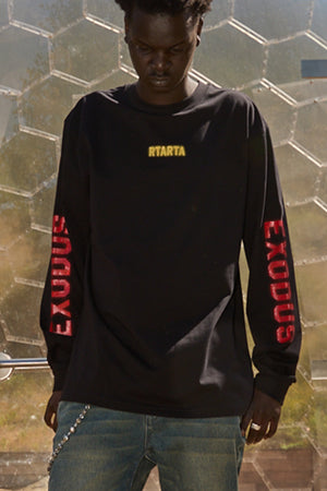 Lawrence L/s Tee | Black Exodus