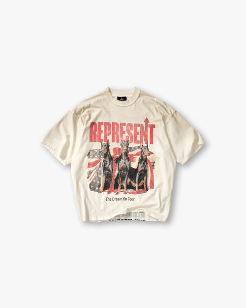 Dream On Tour T-Shirt in Washed Ecru