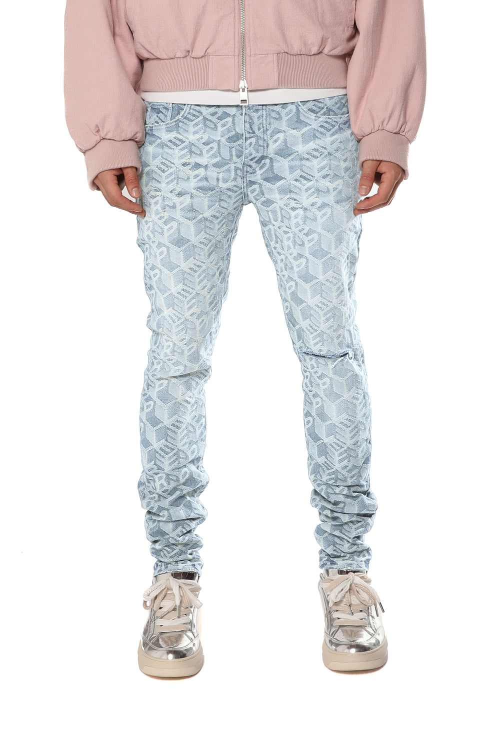 Skinny Jacquard Monogram