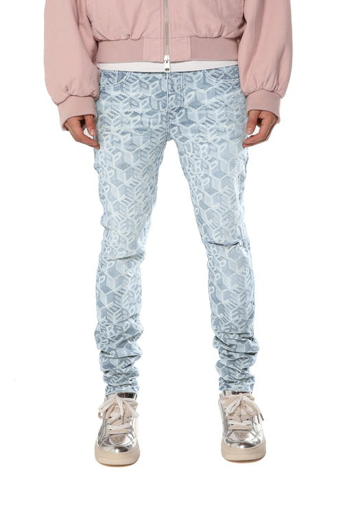 Skinny Jacquard Monogram