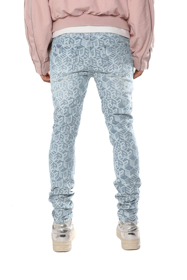 Skinny Jacquard Monogram