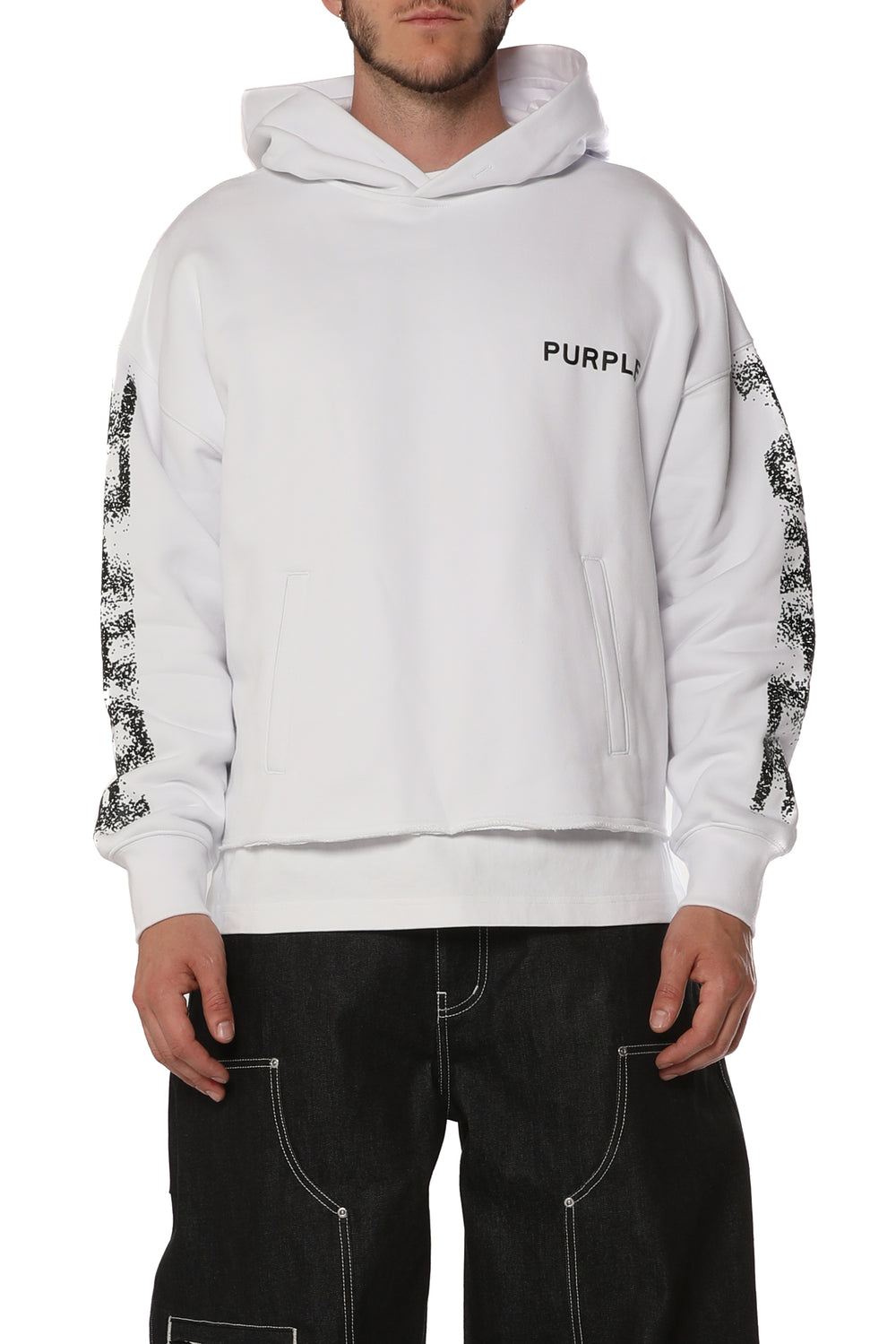 Hwt Fleece Oversized Hoodie Brilliant White