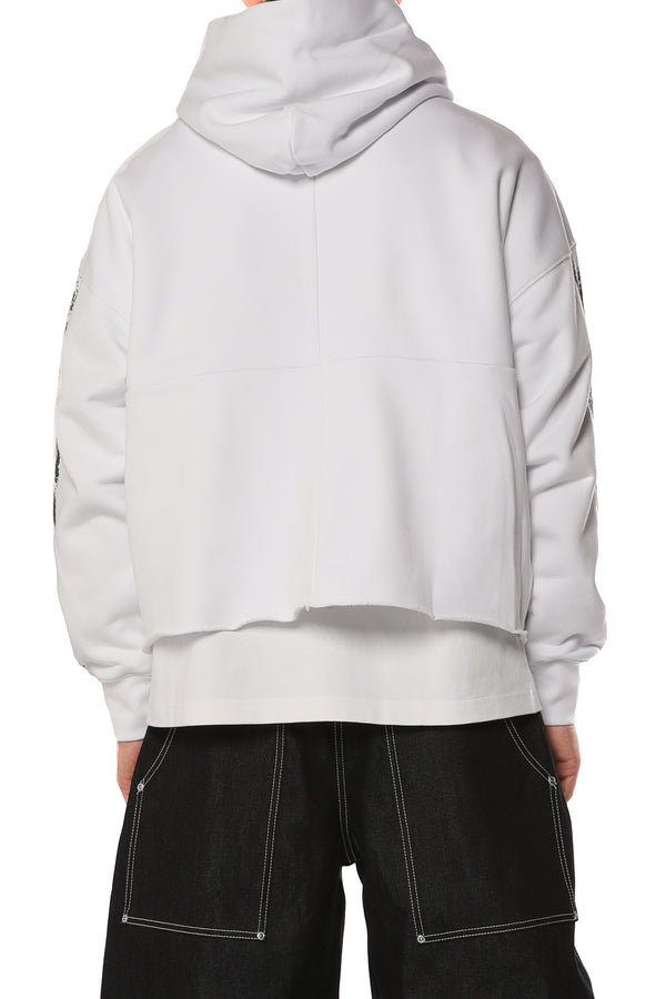 Hwt Fleece Oversized Hoodie Brilliant White