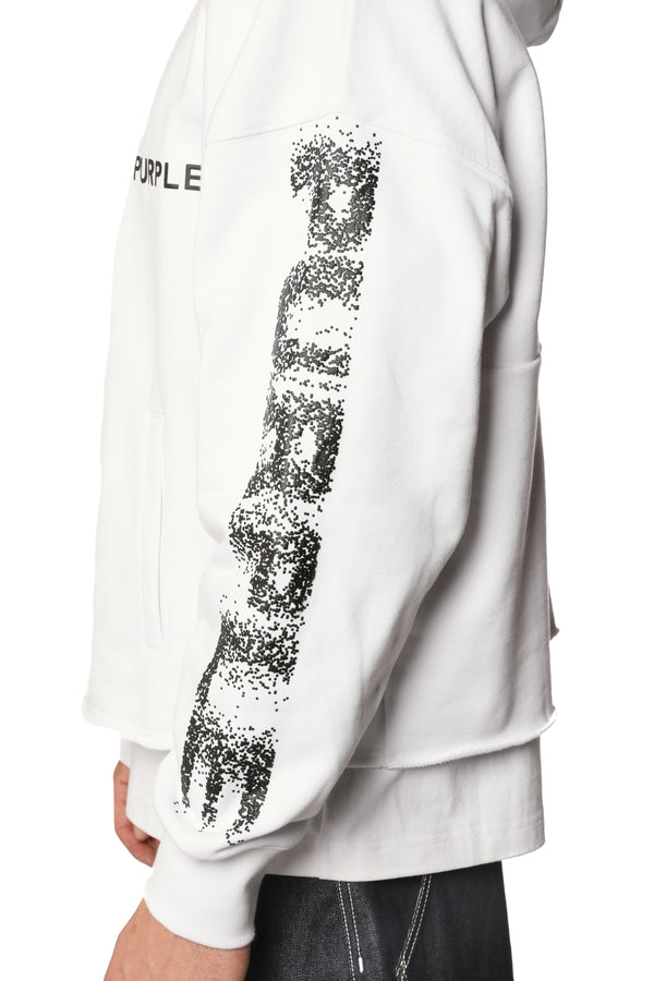 Hwt Fleece Oversized Hoodie Brilliant White