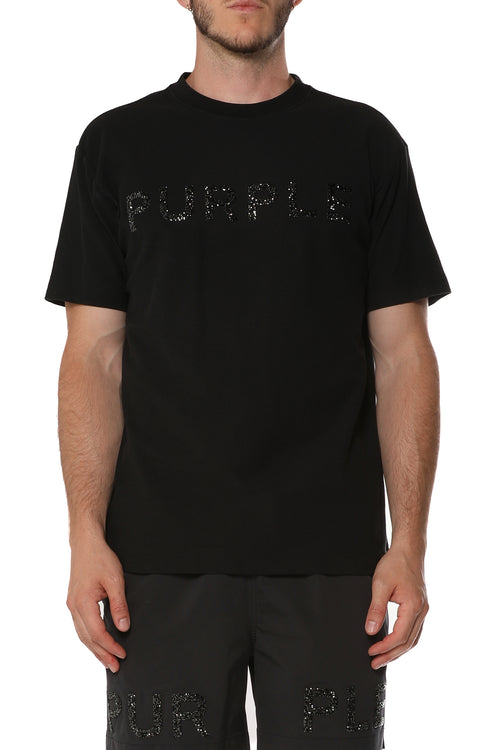 Textured Jersey Ss Tee 26 Black/Black