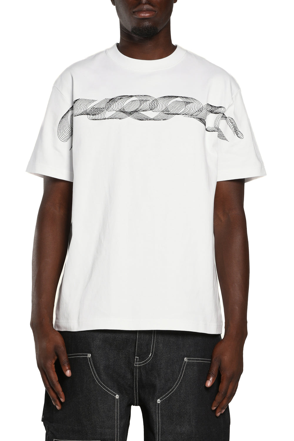 Hwt Jersey Ss Tee Seasonal Logo Brilliant White
