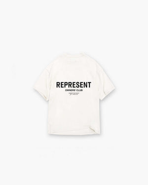 REPRESENT OWNERS CLUB T-SHIRT FLAT WHITE