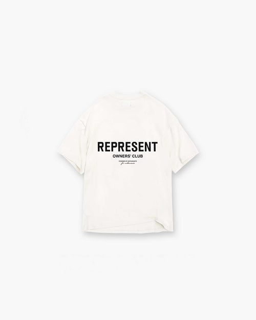 REPRESENT OWNERS CLUB T-SHIRT FLAT WHITE