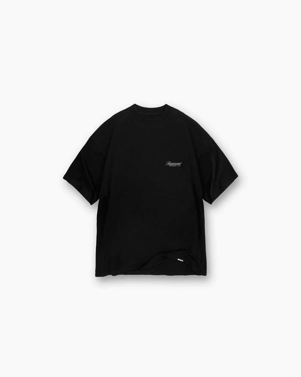 REPRESENT OWNERS CLUB SCRIPT T-SHIRT BLACK