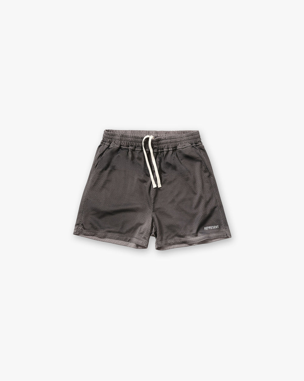 WASHED MESH SHORTS NERO