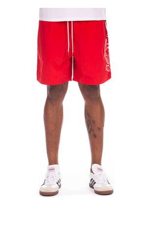 bb helmut shorts red