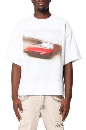 Hwt Textured Jersey SS Tee Car