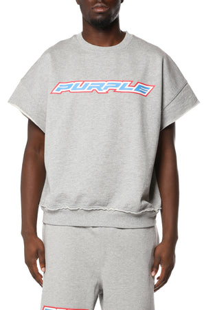 Slub Muscle Fleece Heather Grey