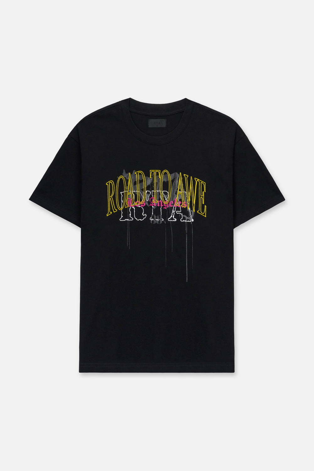 Colin Oversized Short Sleeve Tee | Black Mixed Logo
