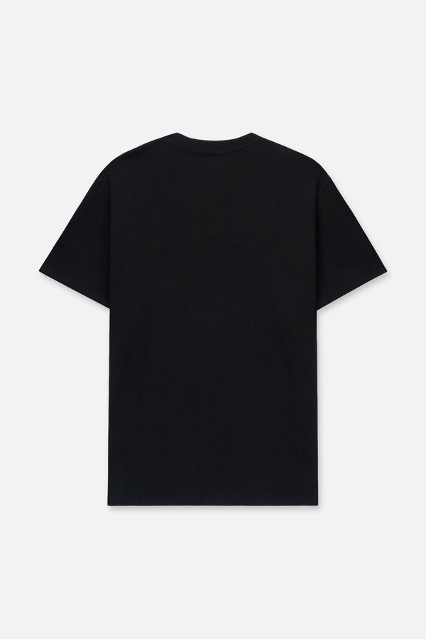 Colin Oversized Short Sleeve Tee | Black Mixed Logo