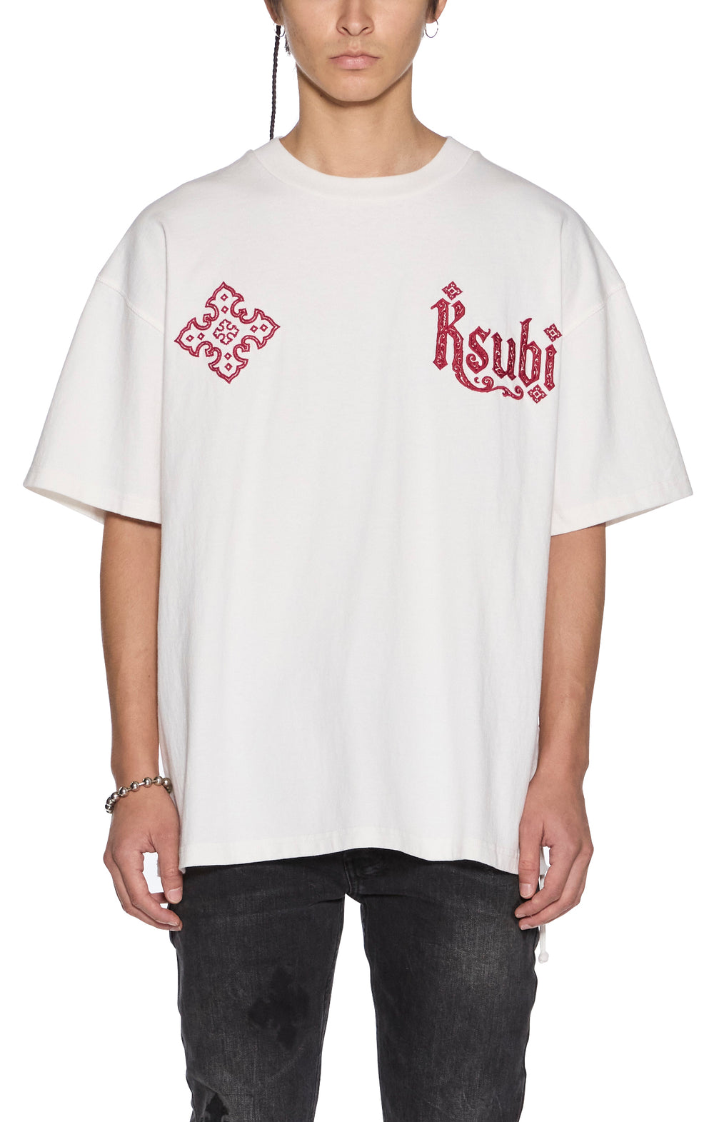 paise ekcess ss tee tru white