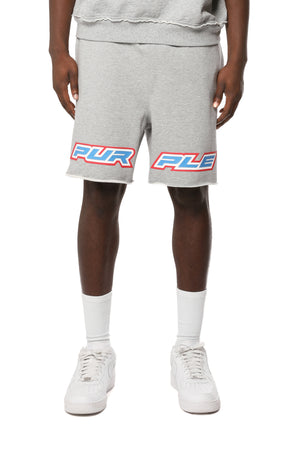 Midweight Fleece Po Shorts Heather Grey