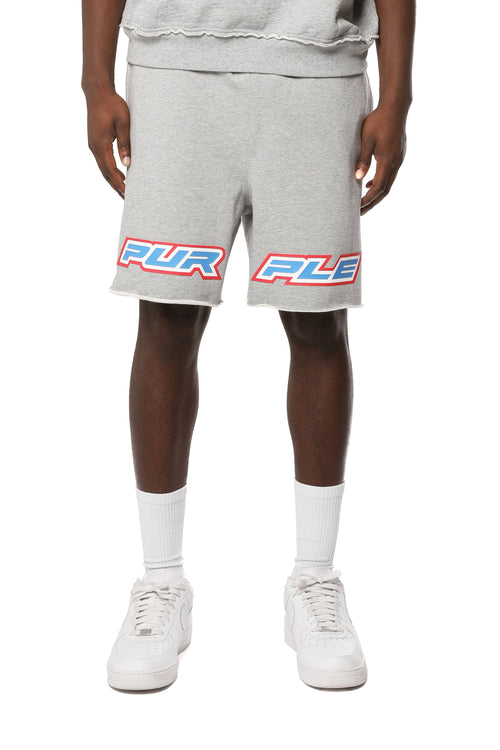 Midweight Fleece Po Shorts Heather Grey