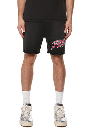 Midweight Fleece Po Shorts Black Beauty