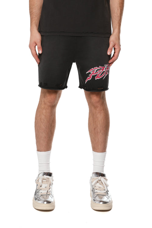 Midweight Fleece Po Shorts Black Beauty