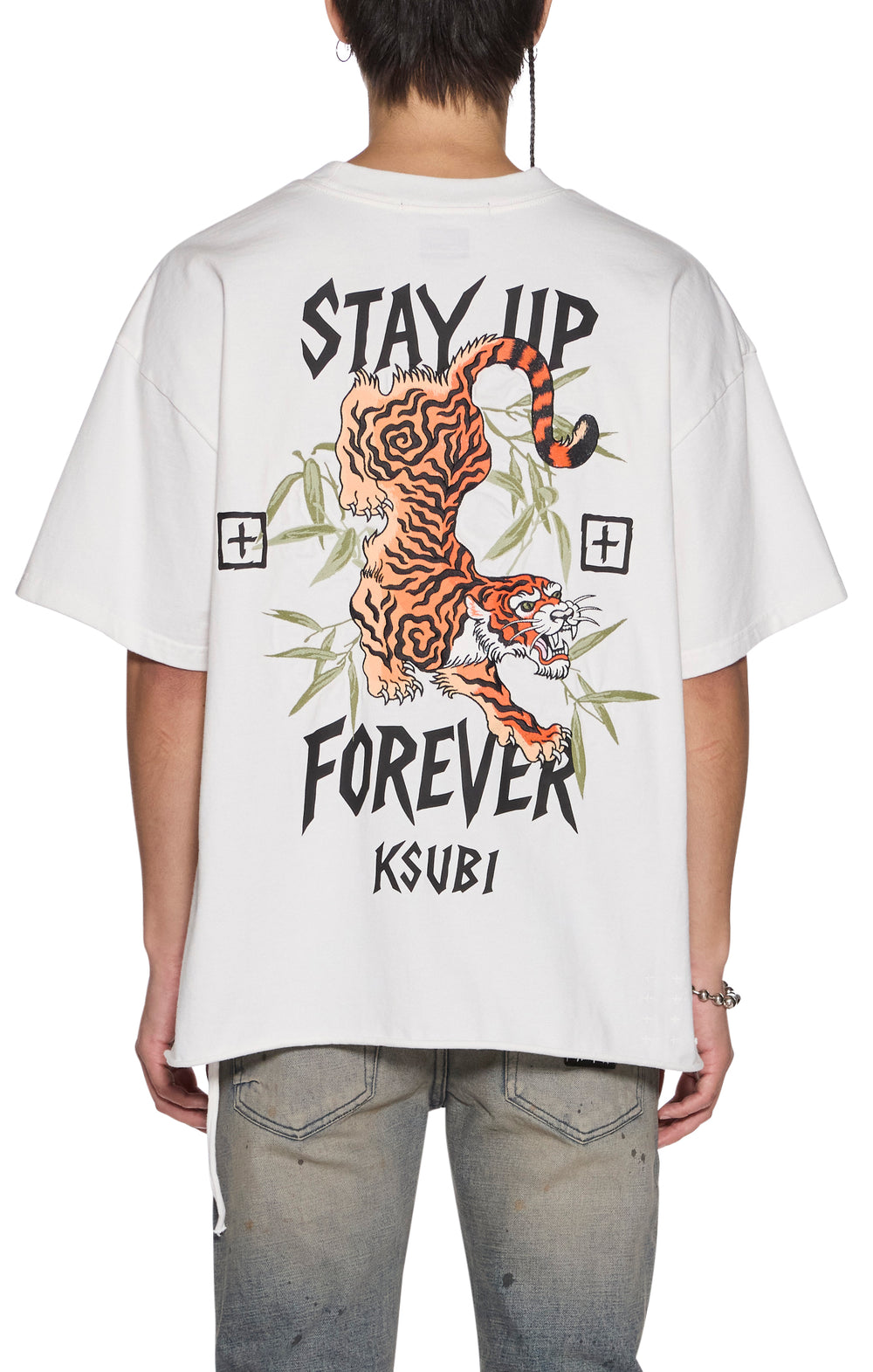 stay up ekcess ss tee tru white