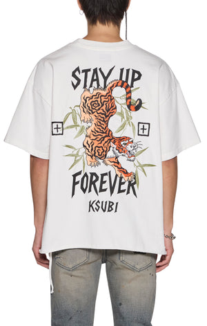 stay up ekcess ss tee tru white