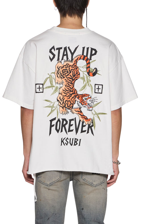 stay up ekcess ss tee tru white