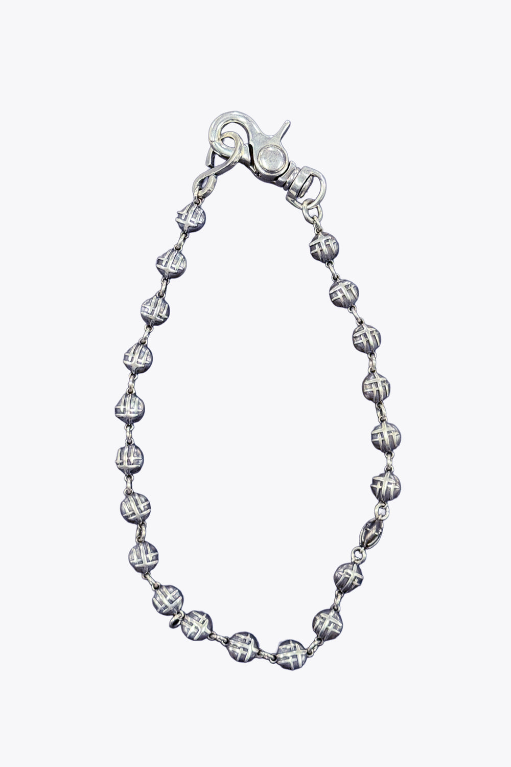 Ivor Pant Chain | Silver Triple Cross