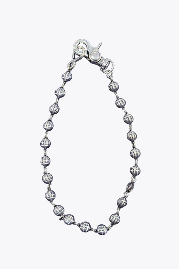 Ivor Pant Chain | Silver Triple Cross