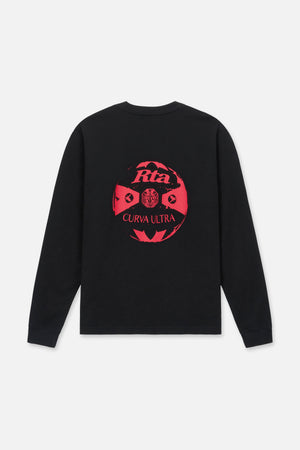 Lawrence Long Sleeve Tee | Black Ball Print