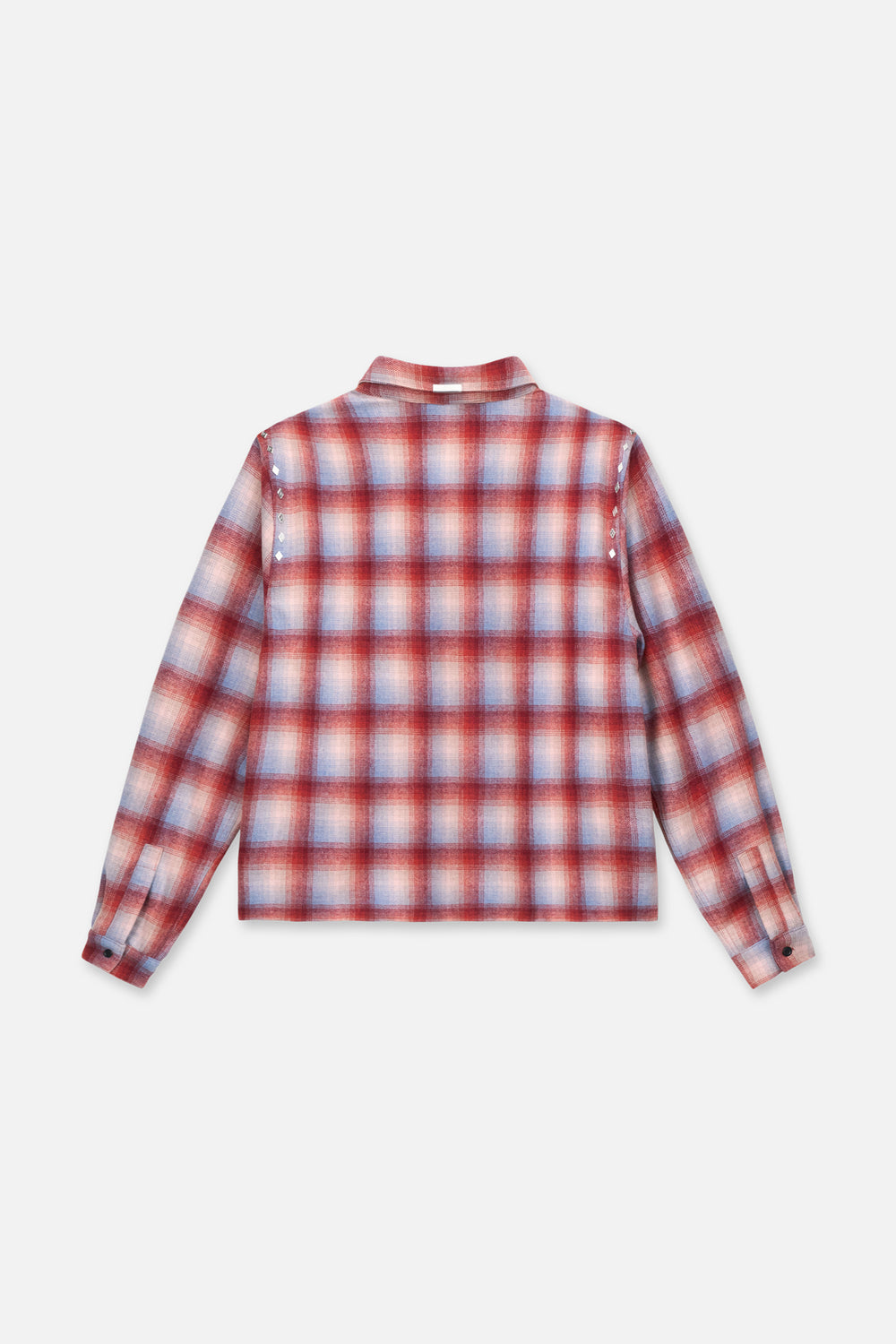 Rynor Cropped Button Up Shirt | Red Plaid