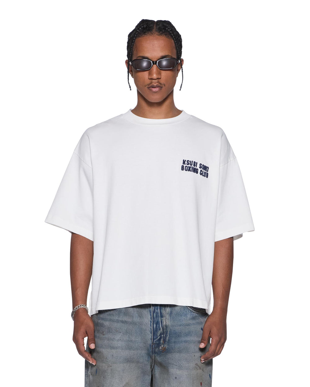 club ekcess ss tee tru white