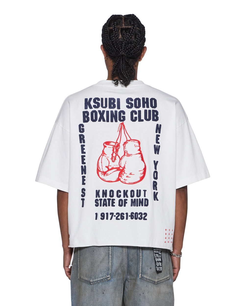 club ekcess ss tee tru white