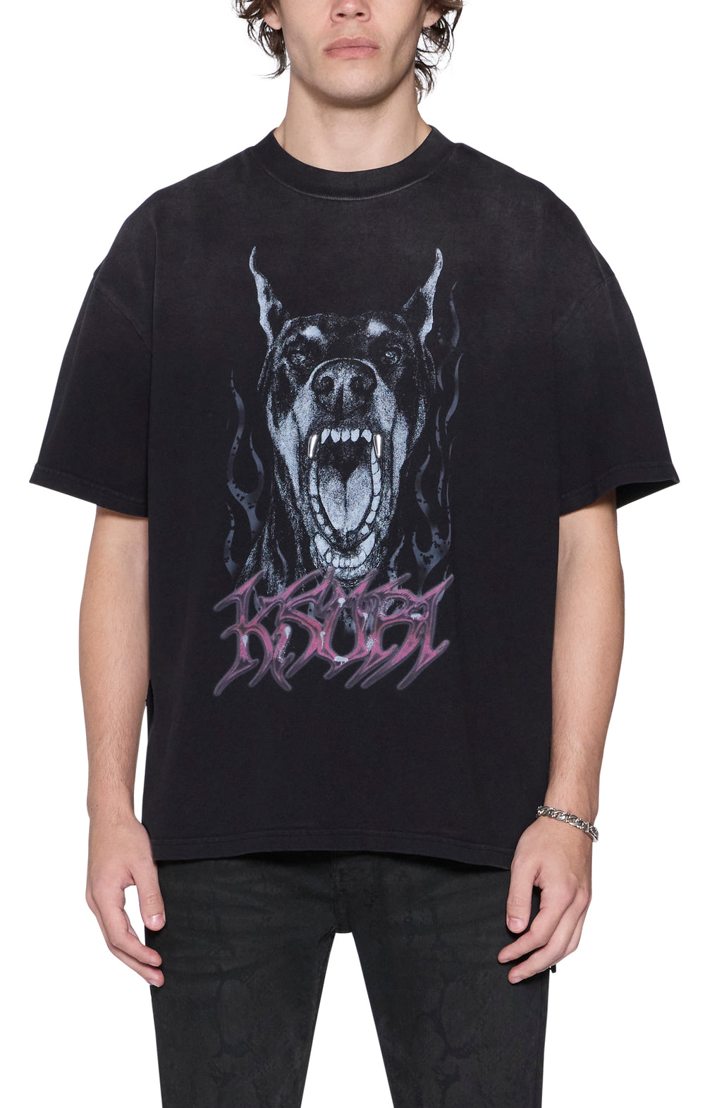 k9 ekcess ss tee black fade