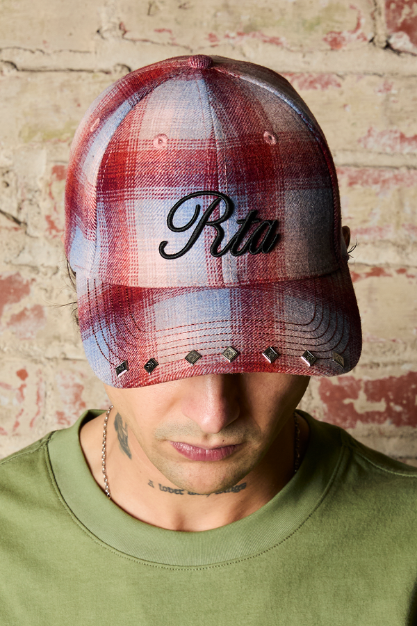 Mars Baseball Hat | Red Plaid