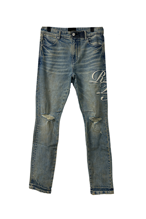 Bryant Skinny Jean | Ciel Fade Cursive