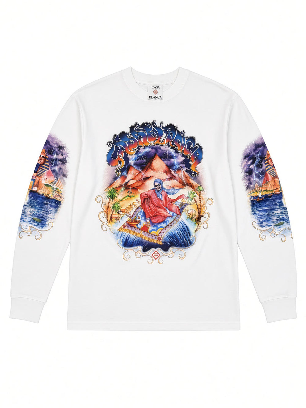Eveil Ancestral Printed Long Sleeve Tee