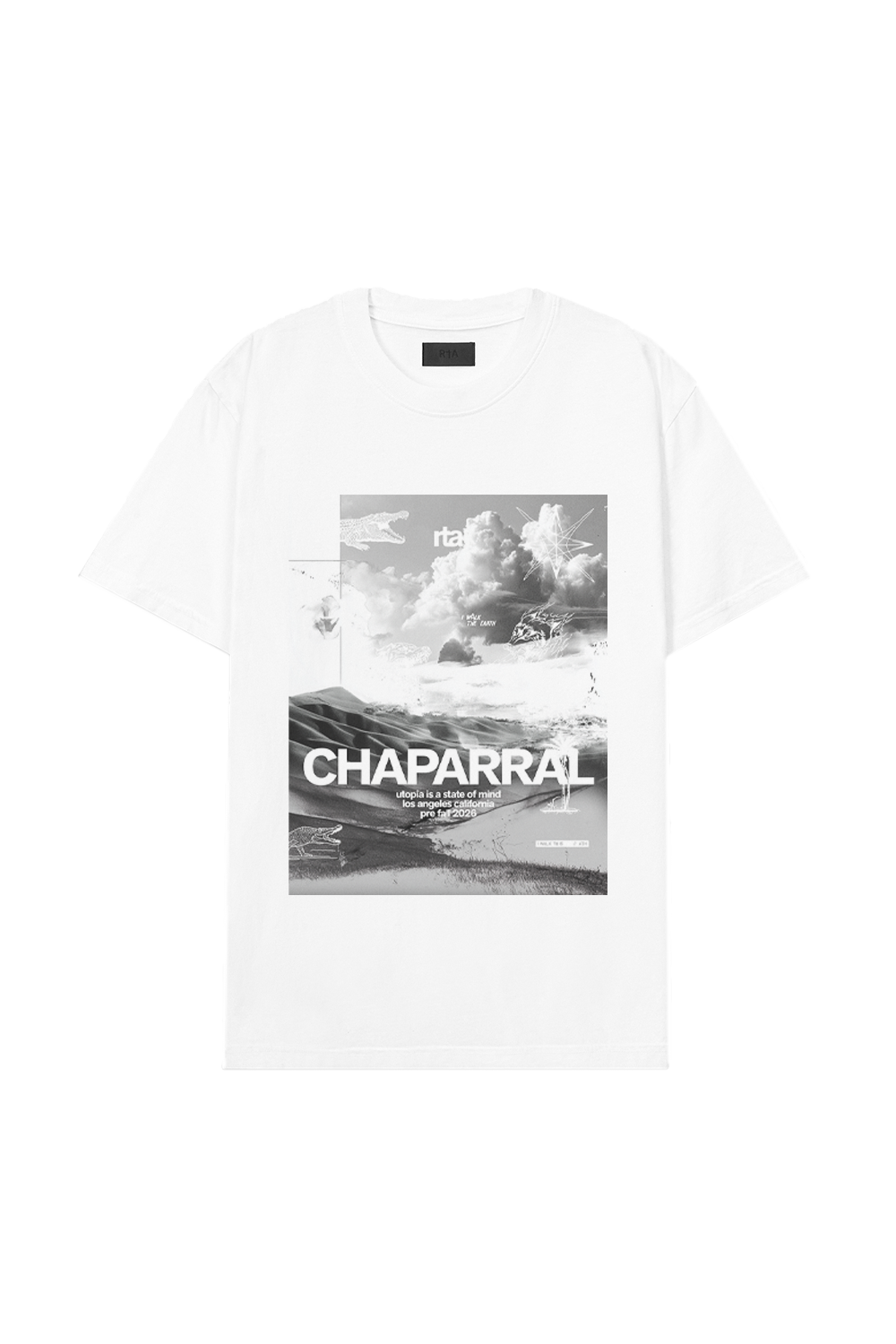 Liam Short Sleeve Tee White Chaparral