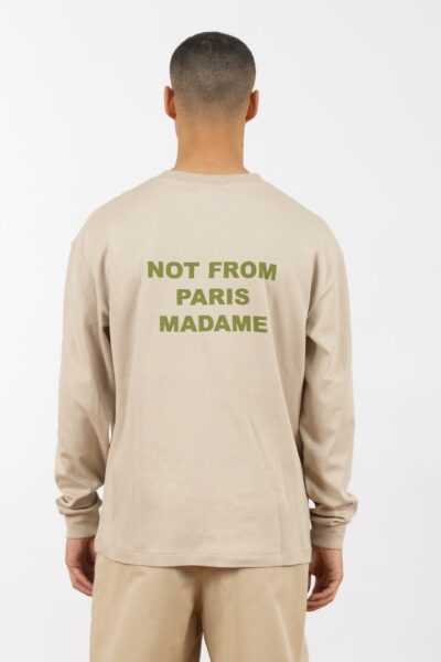Le T-Shirt Slogan ML Tauple/Olive