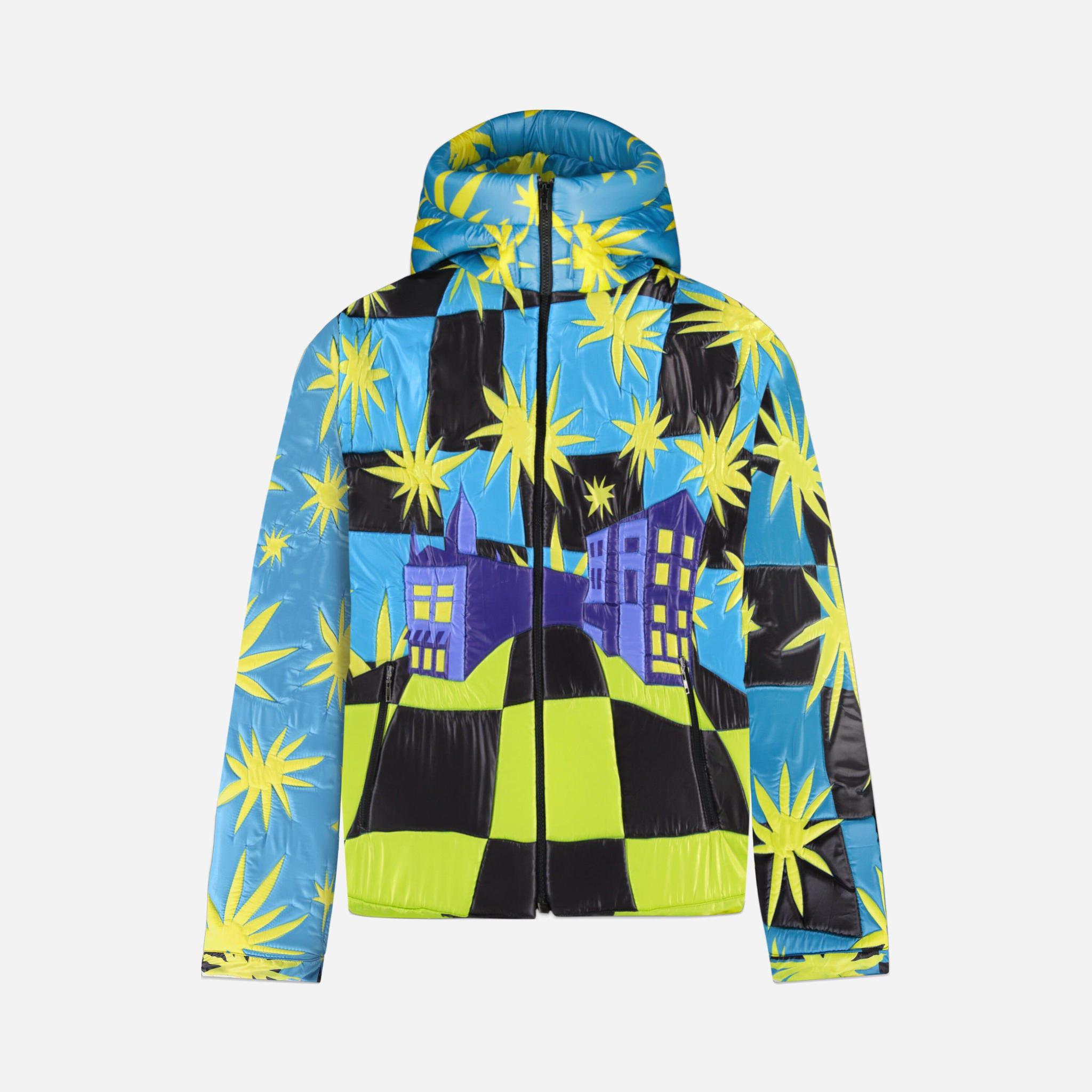 FLANEUR Quilted Arlequin Down Blouson - Fashion Connection